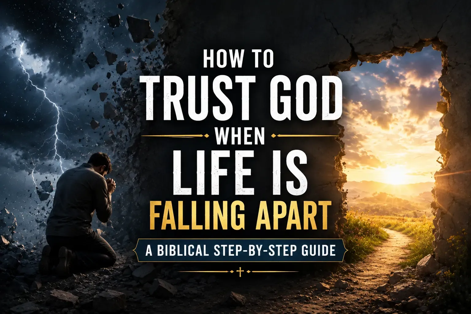 How to Trust God When Life Is Falling Apart: A Biblical Step-by-Step Guide